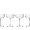 Luigi Bormioli Optica Champagneskål - 4 Stk.