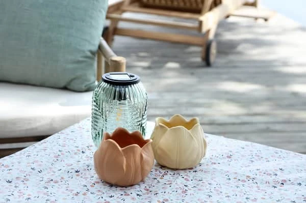 Fyrfadsstage Blomst 2 Fyrfadsstage Blomst - Billede 2